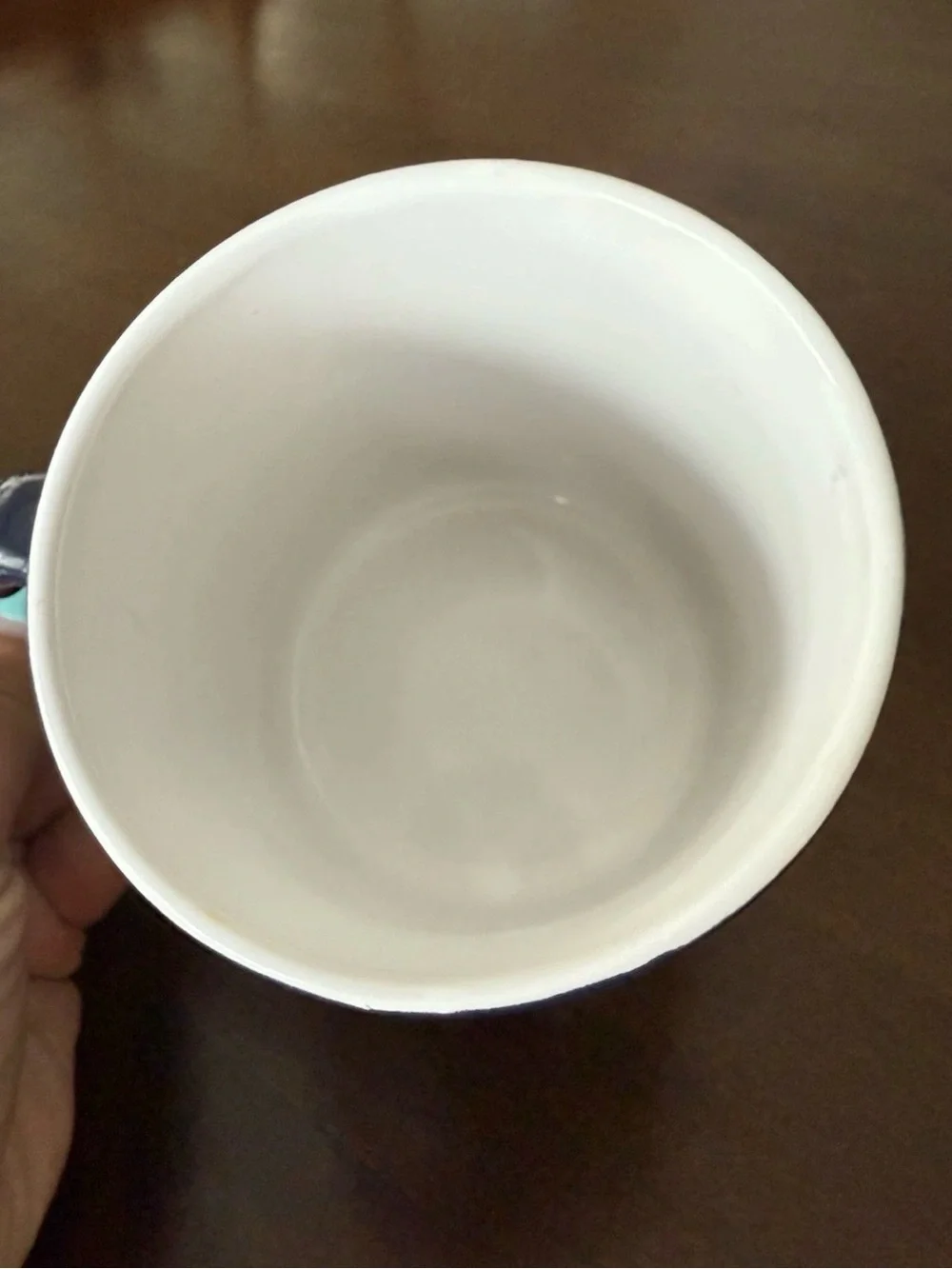 Hello Kitty Sanrio Bioworld Blue Hearts Mug Heart Shaped Handle 2023